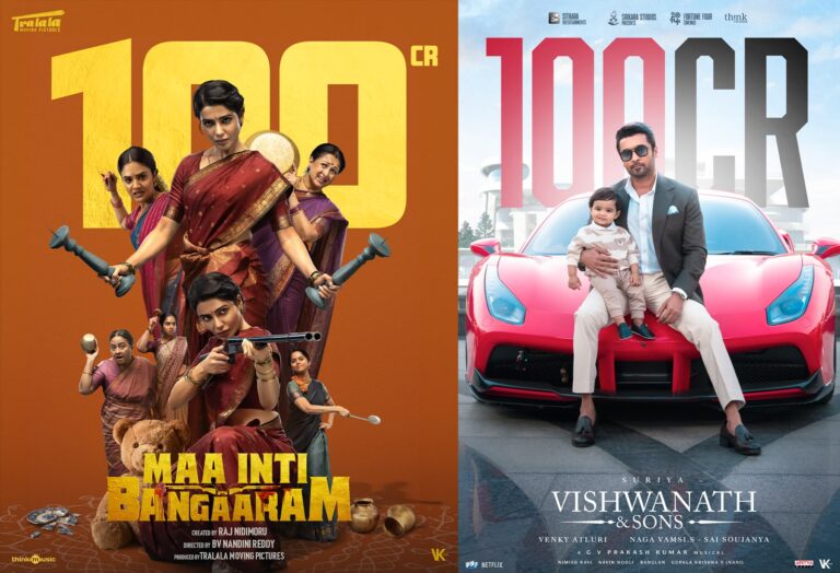 VK Films ಎರಡು ₹100 ಕೋಟಿ+ ವಿಶ್ವದಾದ್ಯಂತದ ಮೈಲಿಗಲ್ಲುಗಳನ್ನು ಸಂಭ್ರಮಿಸುತ್ತದೆ — ಕರ್ನಾಟಕದಲ್ಲಿ ವಿಶ್ವಾಸಾರ್ಹ ವಿತರಣಾ ಸಂಸ್ಥೆಯಾಗಿ ತನ್ನ ಸ್ಥಾನವನ್ನು ಮತ್ತಷ್ಟು ಬಲಪಡಿಸುತ್ತದೆ